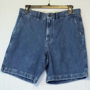 NWT J.Crew Men's 33 8" Relaxed Cotton-Linen Blend Denim Short CJ357